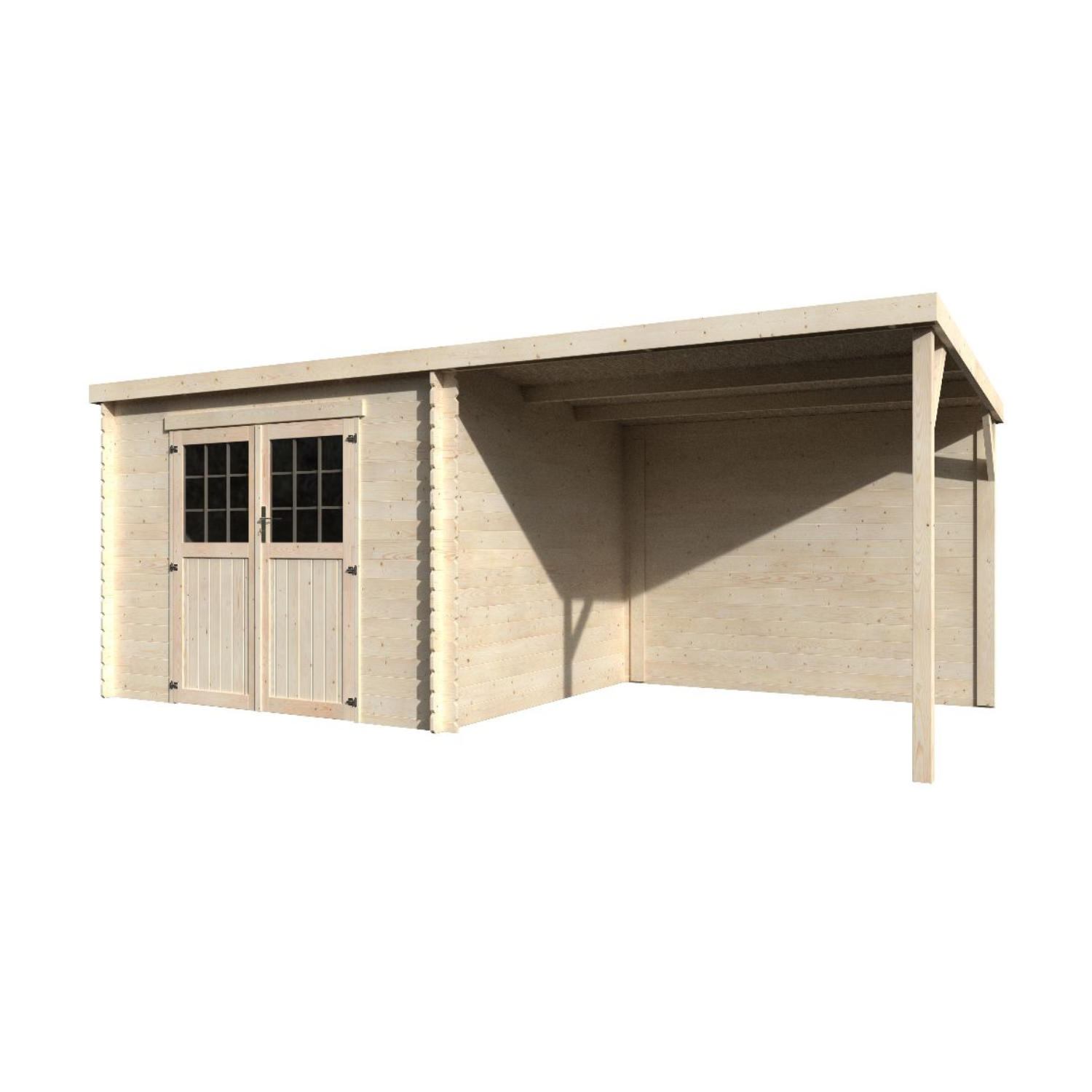 Abri de Jardin bois – 18,36 m2- Haut De Gamme – Prix usine – DESTOCKAGE – Image 3