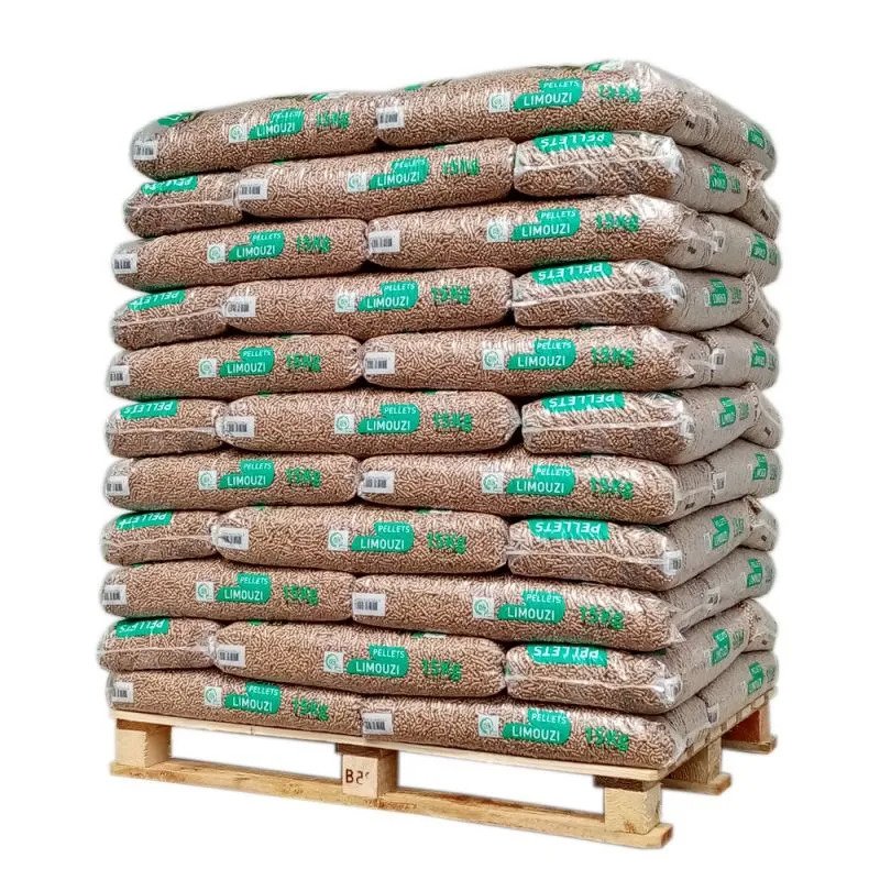 Granulés de bois Limouzi – 66 sacs de 15 Kg