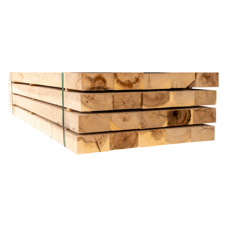 10 x Traverses en chêne 1200 x 200 x 100 mm (Non traité)